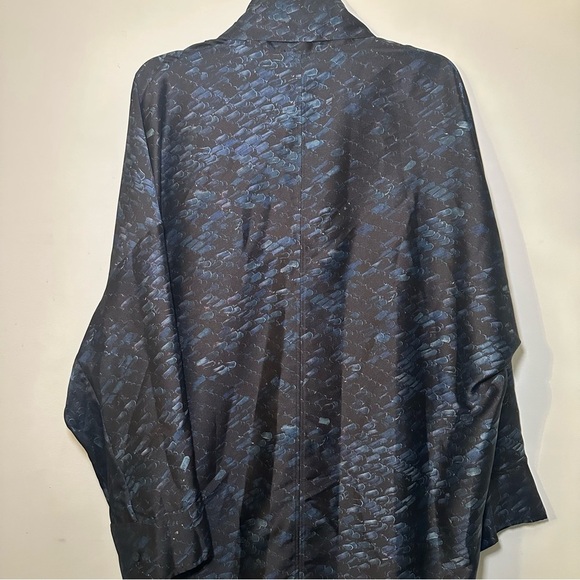 COS X Chris Perani Patterned Art To Wear Scarf Dress Draped Retro Lagenlook 12 - Picture 13 of 15